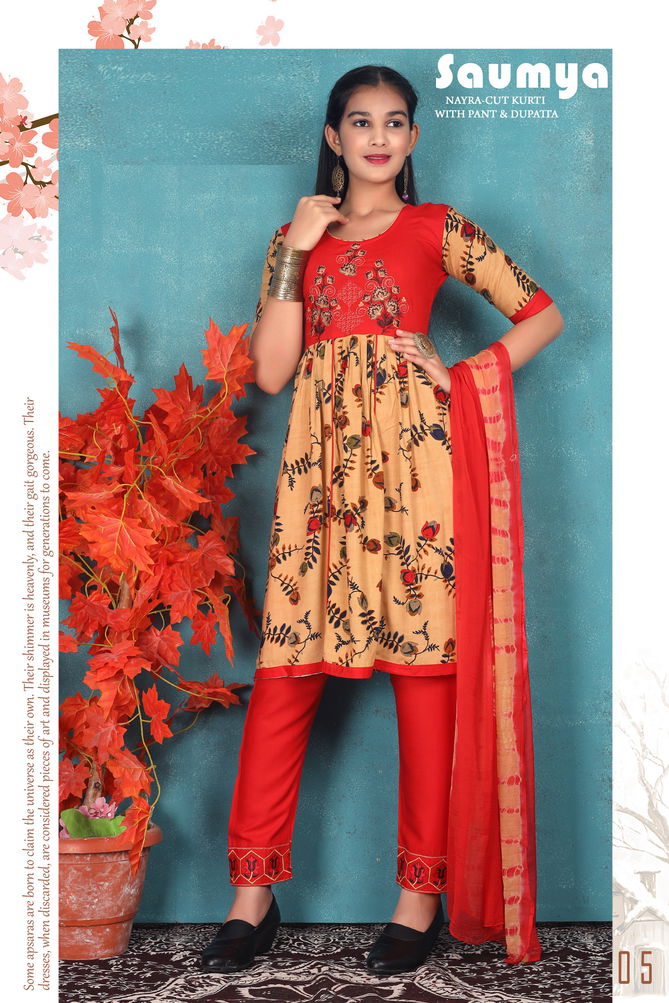 Saumya 8008 Girls Wear Readymade Suits Catalog
